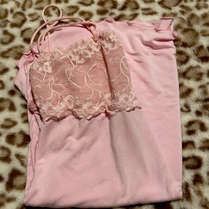 Baby pink Felina night gown